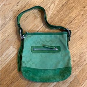 Coach Shoulder Bag Green